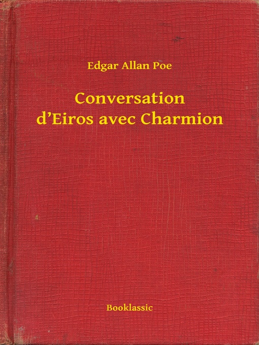 Title details for Conversation d'Eiros avec Charmion by Edgar Allan Poe - Available